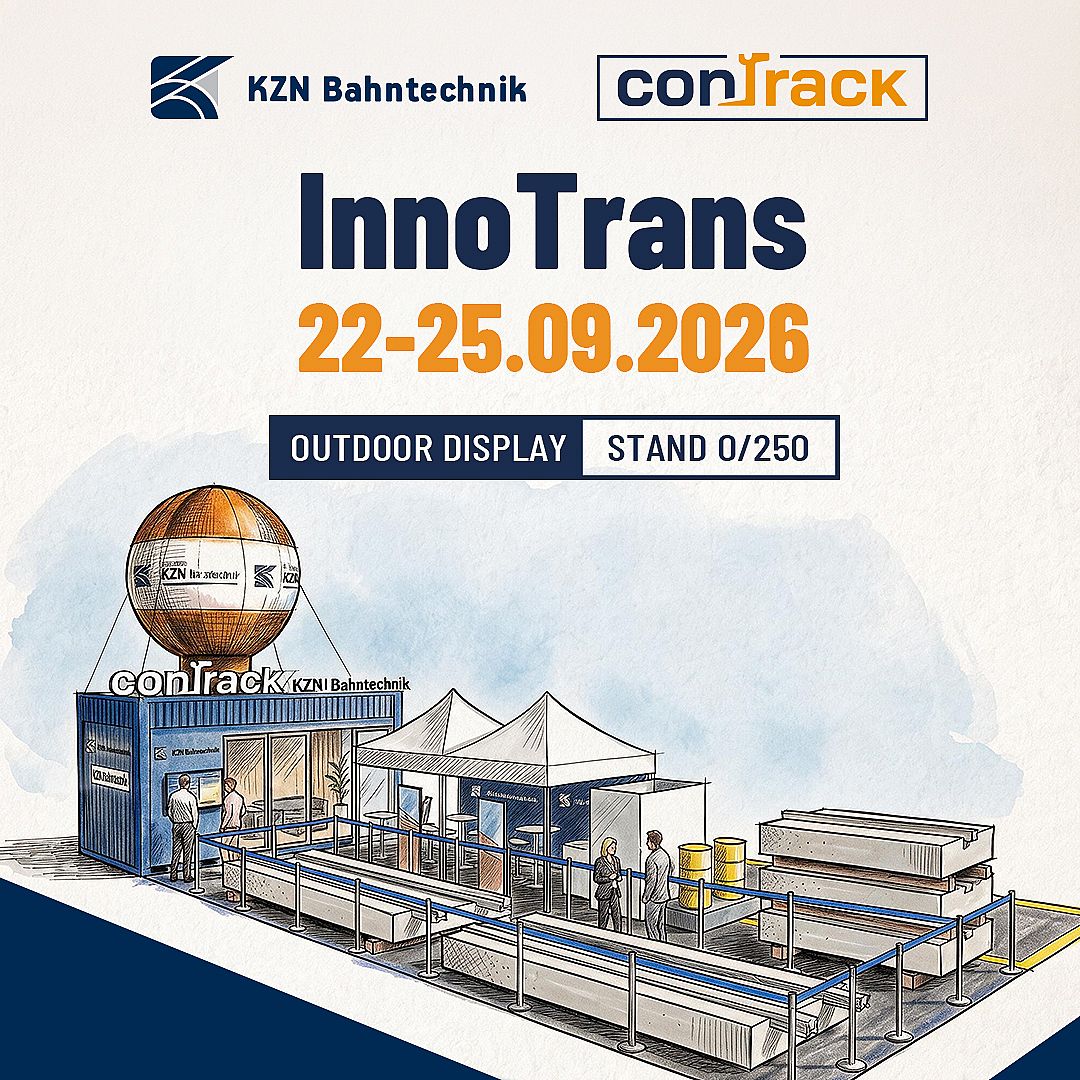 KZN Contrack i KZN Bahntechnik na InnoTrans 2026